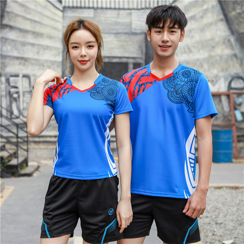 Table Tennis Uniform - ใหม่ Tenis เสื้อผู้ชาย/ผู้หญิง,แบดมินตัน Tshirt,แบดมินตันแขนกุดลายกีฬาปิงปองชุด,tenis Tshirt,แบดมินตัน Jersey