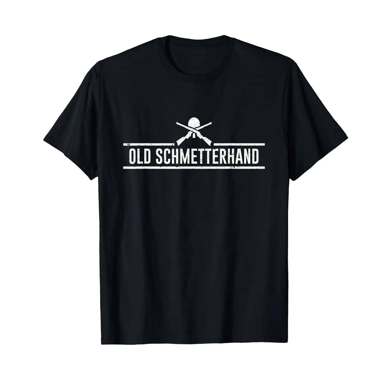 Table Tennis Graphics - เสื้อยืด Old Schmetterhand ลายผู้เกษียณอายุเทเบิลเทนนิส สไตล์วินเทจ ผ่านการซักและยืด