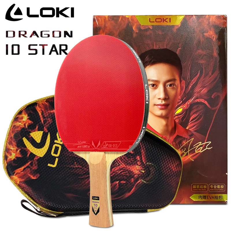 Table Tennis Movie - LOKI DRAGON 10 STAR ตารางไม้เทนนิส Professional