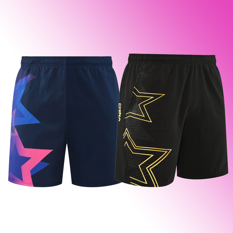 Table Tennis Shorts - ใหม่สไตล์ดราก้อนกางเกงขาสั้นปิงปองกางเกงขาสั้นกีฬาแห้งเร็วแบดมินตันวอลเลย์บอลชุดกางเกงขาสั้นสีดำสำหรับผู้ชายคนรักฟิตเนส