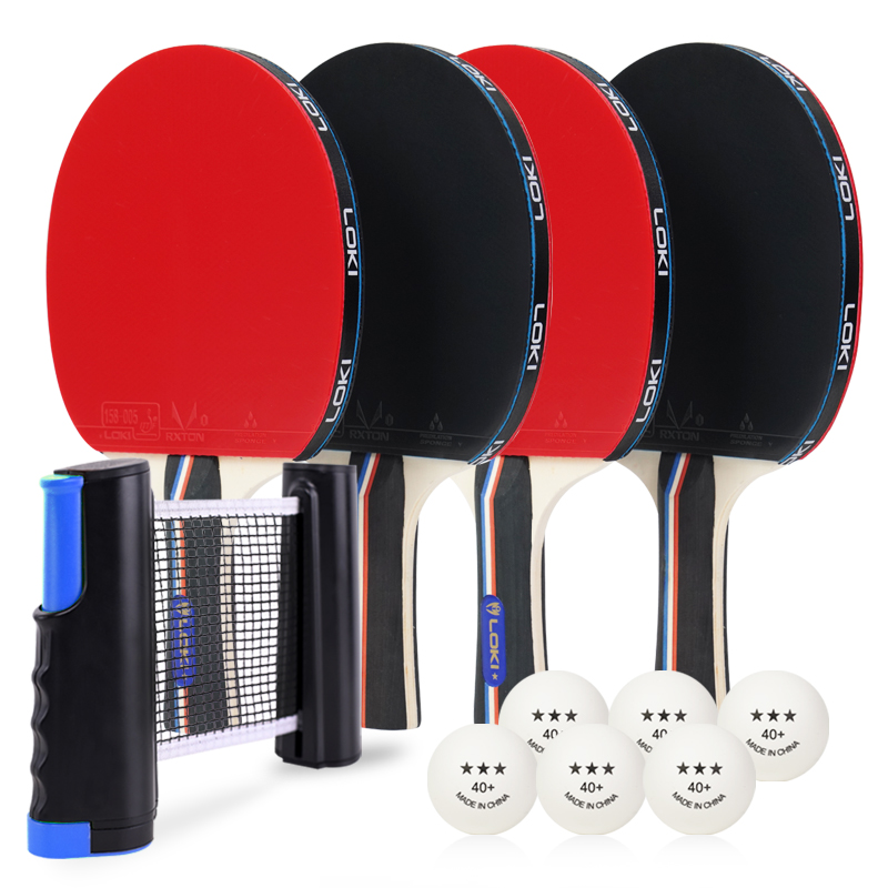 Table Tennis Indoor Or Outdoor - ชุดฝึกซ้อมปิงปองมืออาชีพ ไม้ปิงปองแบบกำหนดเอง ชุดเทเบิลเทนนิสพกพาสำหรับเล่นกลางแจ้งหรือในร่ม