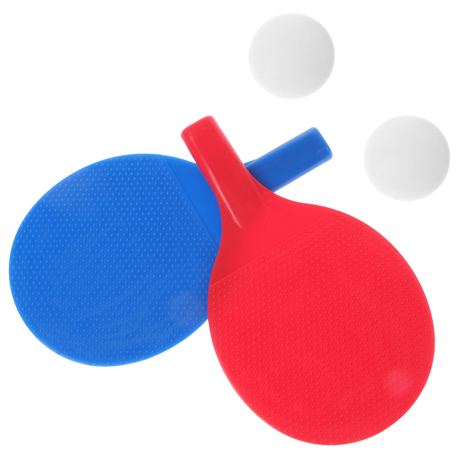Table Tennis Is Played With A - 1 ชุดชุดไม้ตีปิงปองสำหรับผู้เริ่มต้นพร้อมลูกบอล ด้ามจับที่สะดวกสบาย ฝีมือประณีตสำหรับการเล่นในร่มกลางแจ้ง