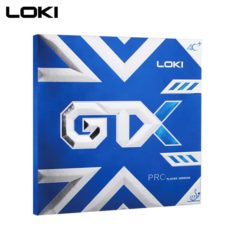 Table Tennis Movie - LOKI GTX ยางลายกีฬาปิงปองเหนียวแบบมืออาชีพหมุนแข็งแรงฟองน้ำสีน้ำเงินยืดหยุ่นสูงยางปิงปองสำหรับห่วงทำร้าย
