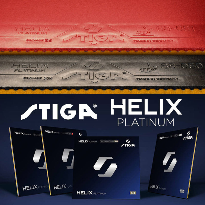 Table Tennis Joola - ยางปิงปอง STIGA HELIX Platinum Series ยางปิงปองแรงตึงสูง
