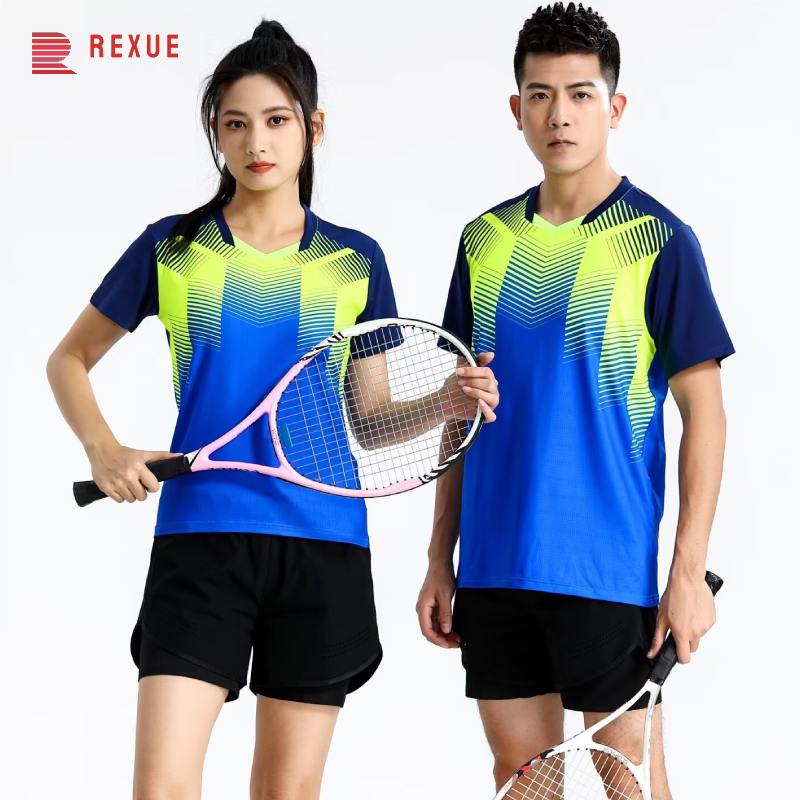 Table Tennis Graphics - เทเบิลเทนนิส 3D กราฟิกเสื้อยืดผู้ชายผู้หญิงแห้งเร็วปิงปองเสื้อกีฬาระบายอากาศได้ดีแขนสั้นเสื้อยืดลำลองแบดมินตัน