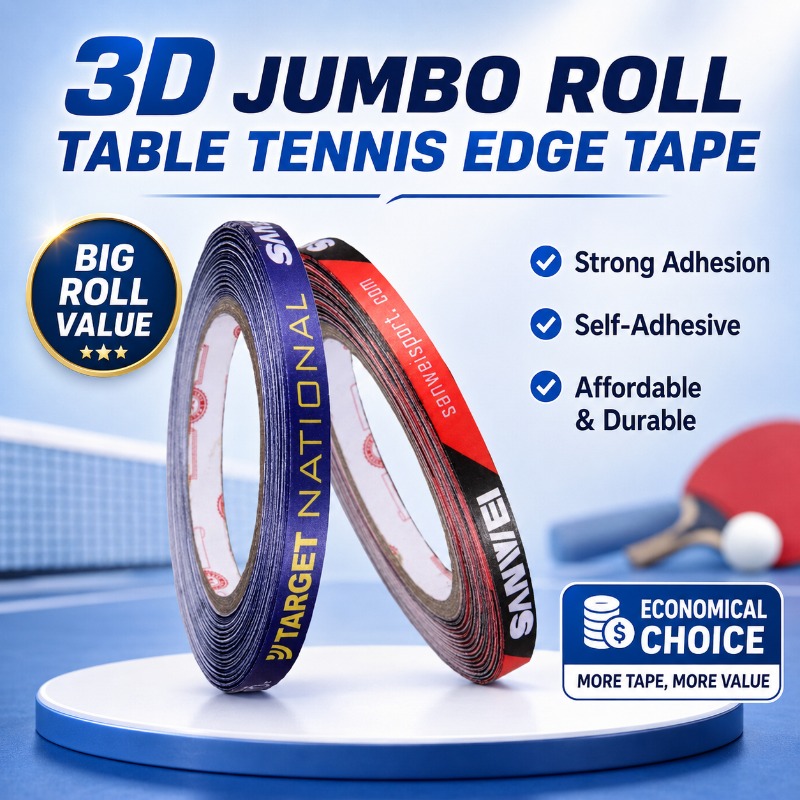 Table Tennis Post - เทปขอบไม้ปิงปอง Sanwei แท้ ขนาด 1 ซม.