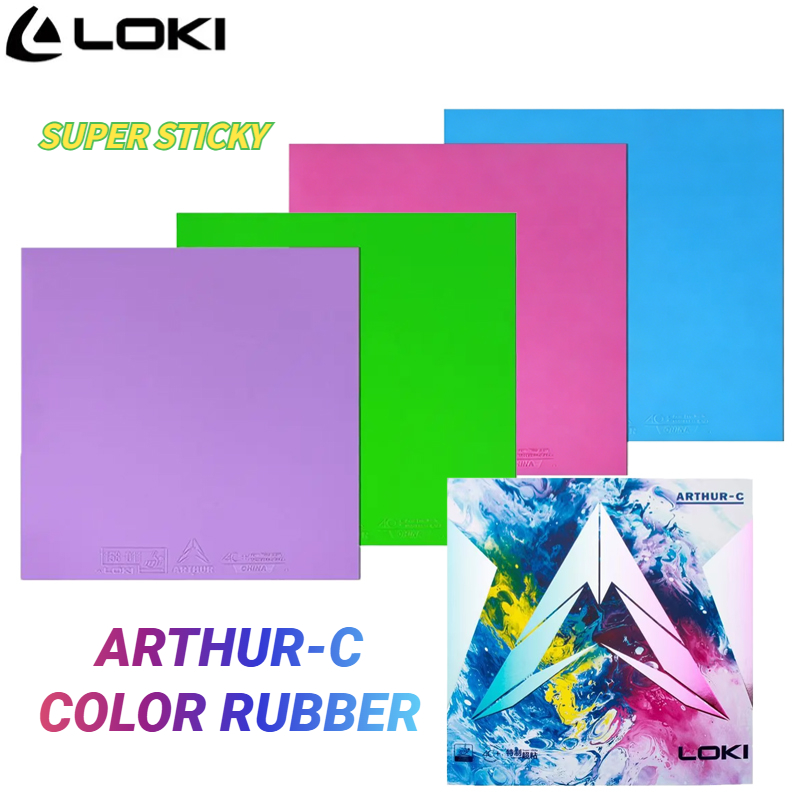 Table Tennis Movie - ยางปิงปอง LOKI Arthur-C สีฟ้า ของแท้ 100%