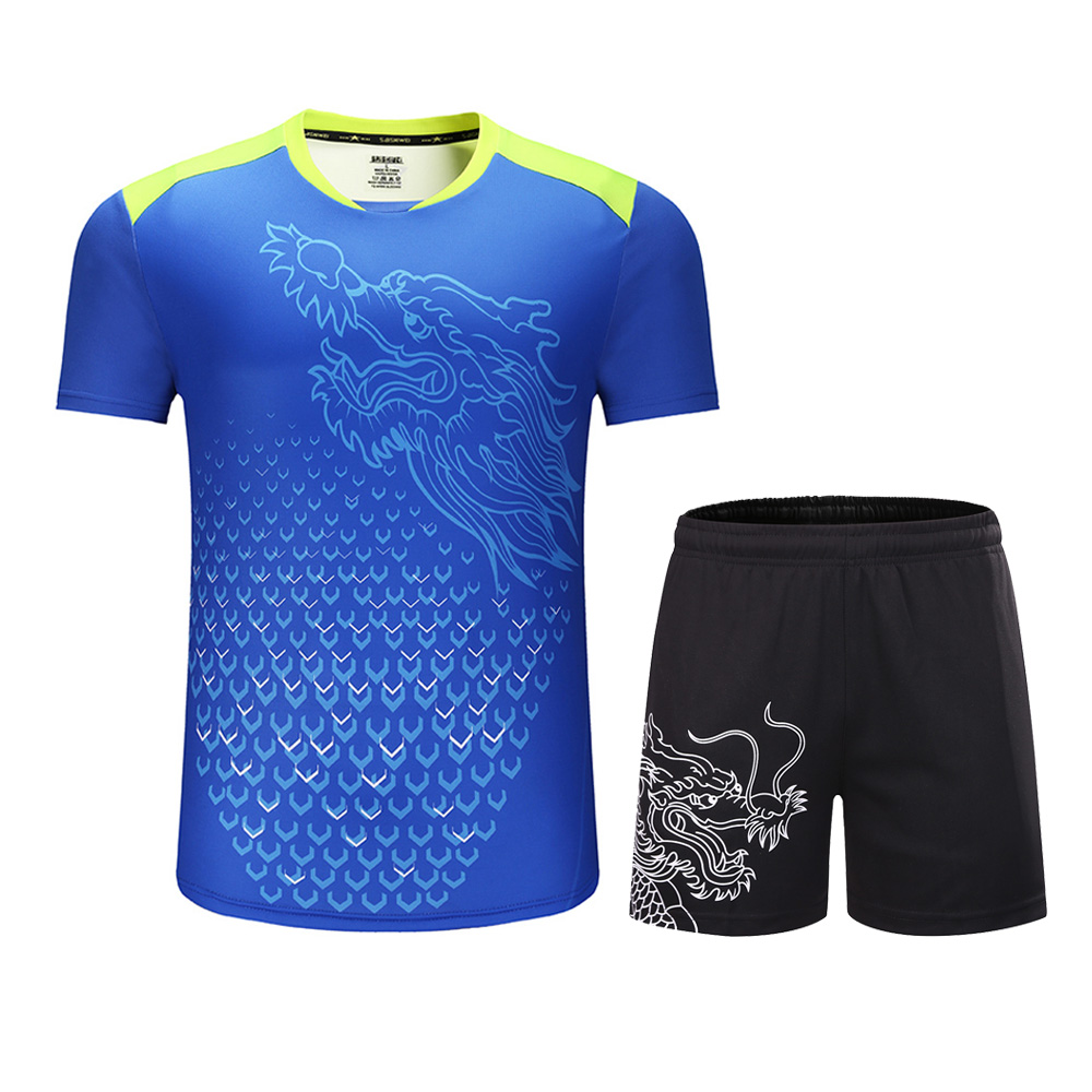 Table Tennis Training China - ใหม่จีน Dragon ตารางเทนนิสเสื้อผ้าผู้ชายปิงปอง Jersey ปิงปองเสื้อผ้า,วิ่งออกกําลังกายการฝึกอบรมกีฬา