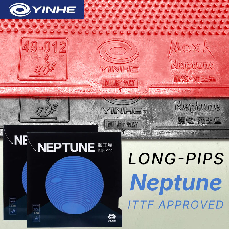 Table Tennis Is Played With A - ยางปิงปอง YINHE NEPTUNE แบบปุ่มยาว ได้รับการรับรองจาก ITTF