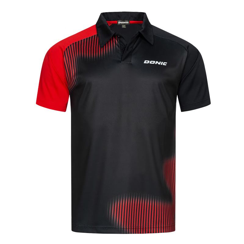 Table Tennis Training China - เสื้อโปโลผู้ชายสำหรับกีฬาเทเบิลเทนนิส แฟชั่นสบายๆ เสื้อผ้าฝึกซ้อมลำลอง แขนสั้น คอปก ทรงหลวม