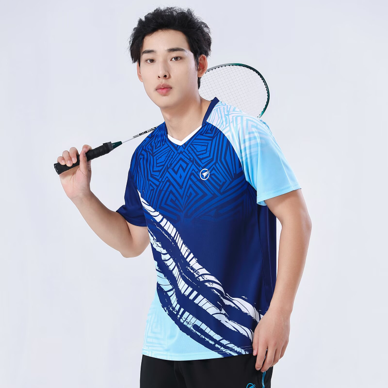 Table Tennis Graphics - เสื้อยืดเทเบิลเทนนิสชาย 3D พิมพ์ลายกราฟิก แห้งเร็ว เสื้อปิงปอง ระบายอากาศได้ดี