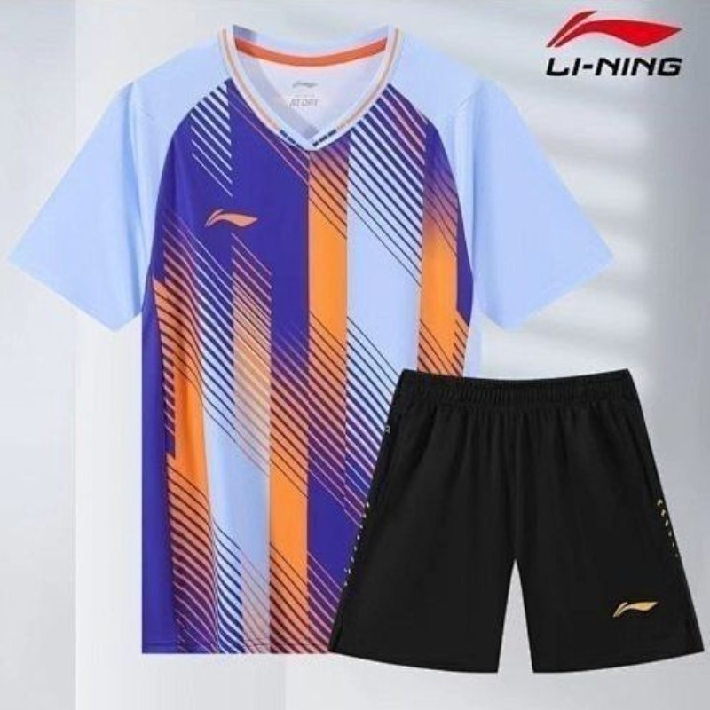 Table Tennis Uniform - ชุดฝึกซ้อมแข่งขันสไตล์มาโลนแบบใหม่ 26 ชุด ชุดกีฬาเทเบิลเทนนิสแขนสั้น ระบายอากาศ แห้งเร็ว
