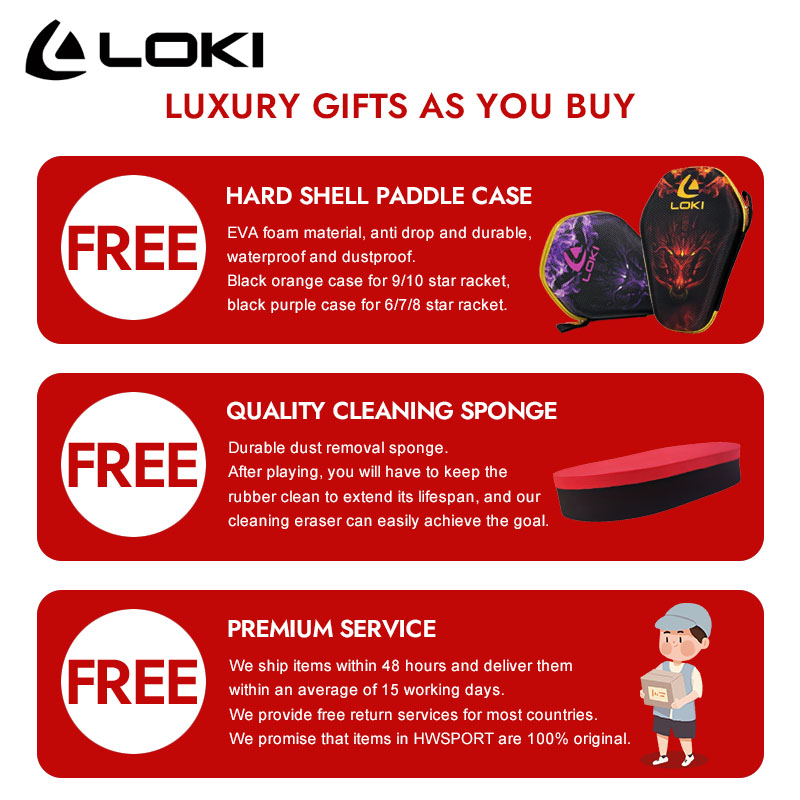 LOKI DRAGON 10 STAR ตารางไม้เท - Table Tennis Movie บทวิจารณ์และราคา