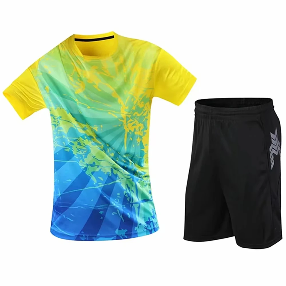 ใหม่เสื้อแบดมินตันพิมพ์ลายไม่ซ - Table Tennis Training China บทวิจารณ์และราคา