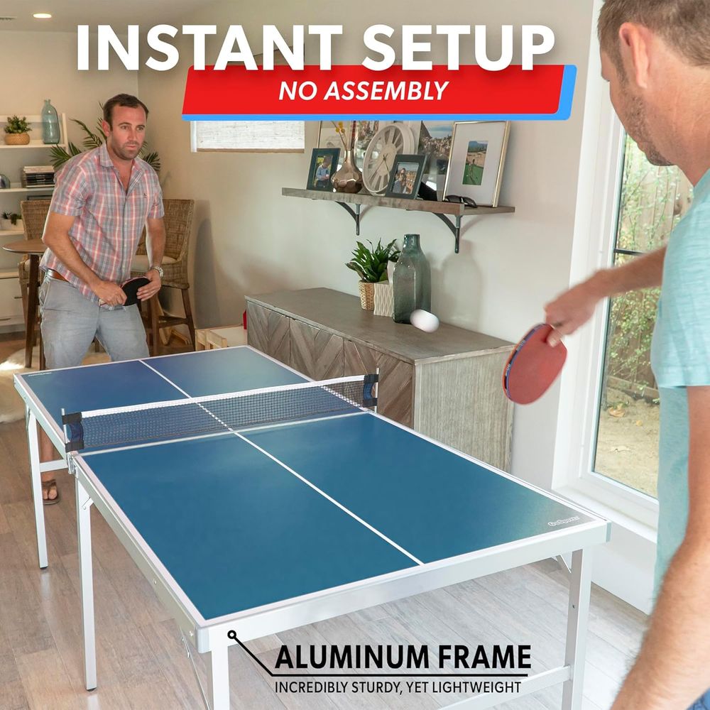 ชุดเกมปิงปองขนาดเล็ก - สีแดงหร - Table Tennis Indoor Or Outdoor บทวิจารณ์และราคา