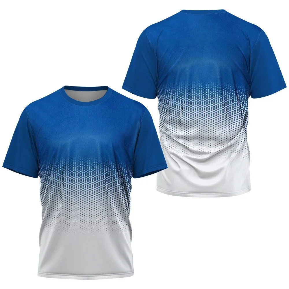 เสื้อยืดพิมพ์ลายไล่ระดับสีแฟชั - Table Tennis Training China บทวิจารณ์และราคา