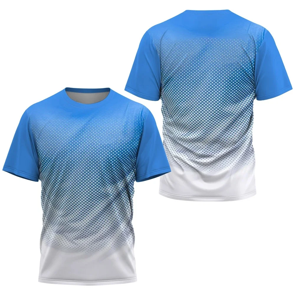เสื้อยืดพิมพ์ลายไล่ระดับสีแฟชั - Table Tennis Training China บทวิจารณ์และราคา