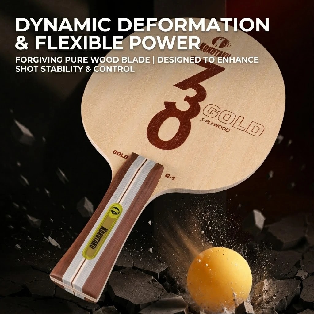 ไม้ปิงปอง Kokutaku รุ่น FL 730 - Table Tennis Training บทวิจารณ์และราคา