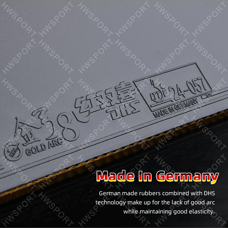 DHS Gold Arc 8 ยางปิงปองไม่เหน - Table Tennis Joola บทวิจารณ์และราคา