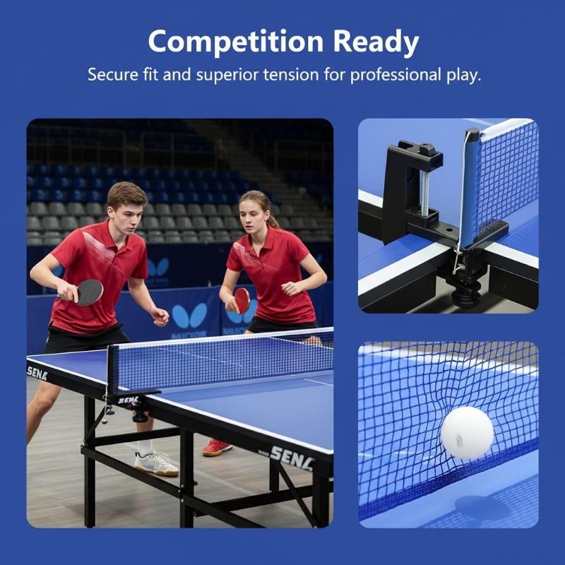 ตาข่ายปิงปองแบบมืออาชีพ ตาข่าย - Table Tennis Is Played With A บทวิจารณ์และราคา
