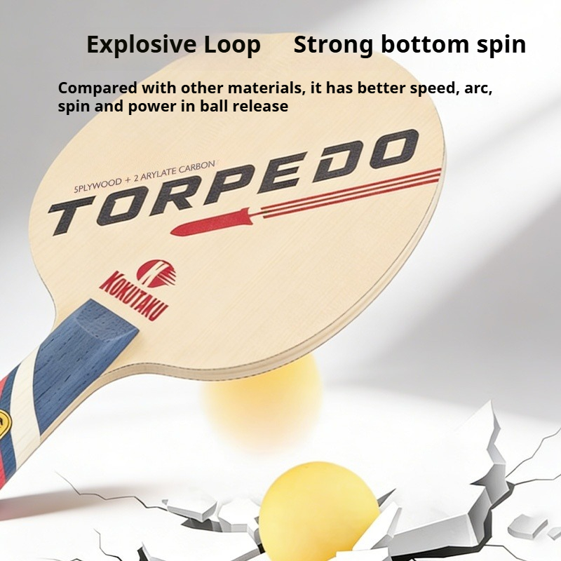 ไม้ปิงปอง KOKUTAKU TORPEDO รุ่ - Table Tennis Training บทวิจารณ์และราคา