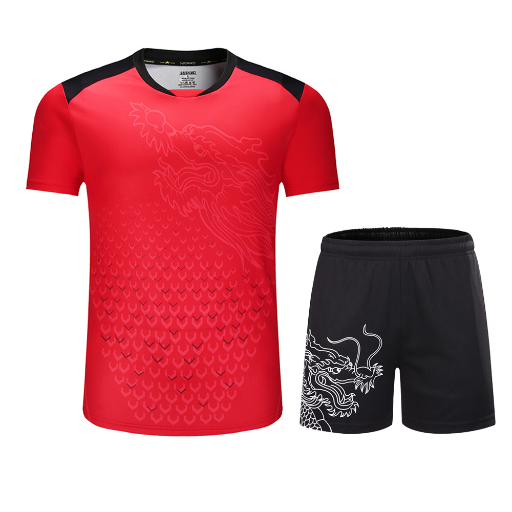 ใหม่จีน Dragon ตารางเทนนิสเสื้ - Table Tennis Training China บทวิจารณ์และราคา