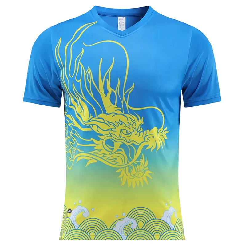 เสื้อยืดเทเบิลเทนนิสแบบแห้งเร็ - Table Tennis Training China บทวิจารณ์และราคา