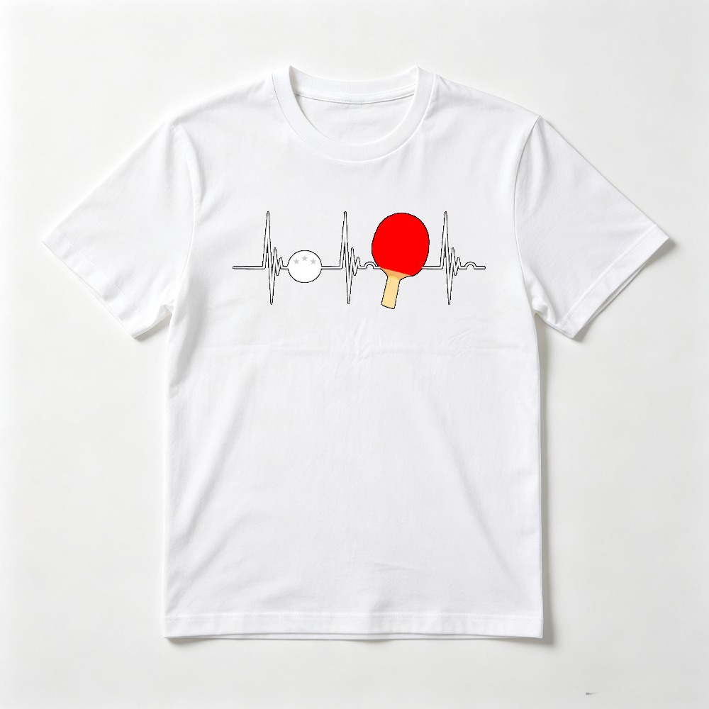 เสื้อยืดลายกราฟิคไม้ปิงปองและห - Table Tennis Graphics บทวิจารณ์และราคา