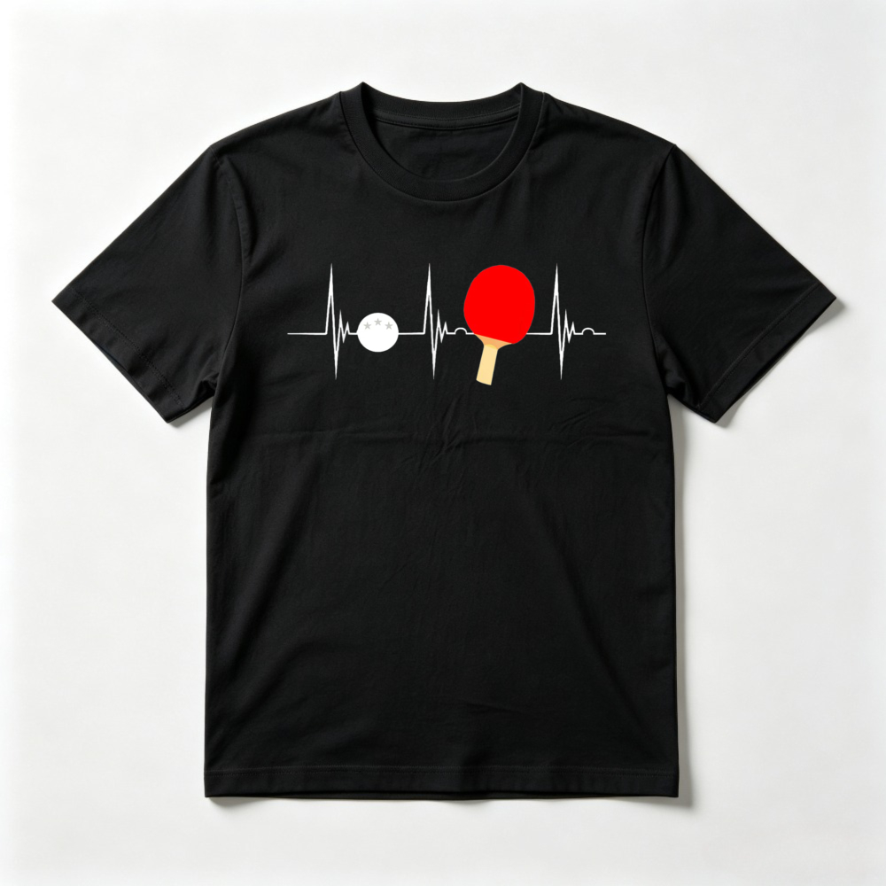 เสื้อยืดลายกราฟิคไม้ปิงปองและห - Table Tennis Graphics บทวิจารณ์และราคา