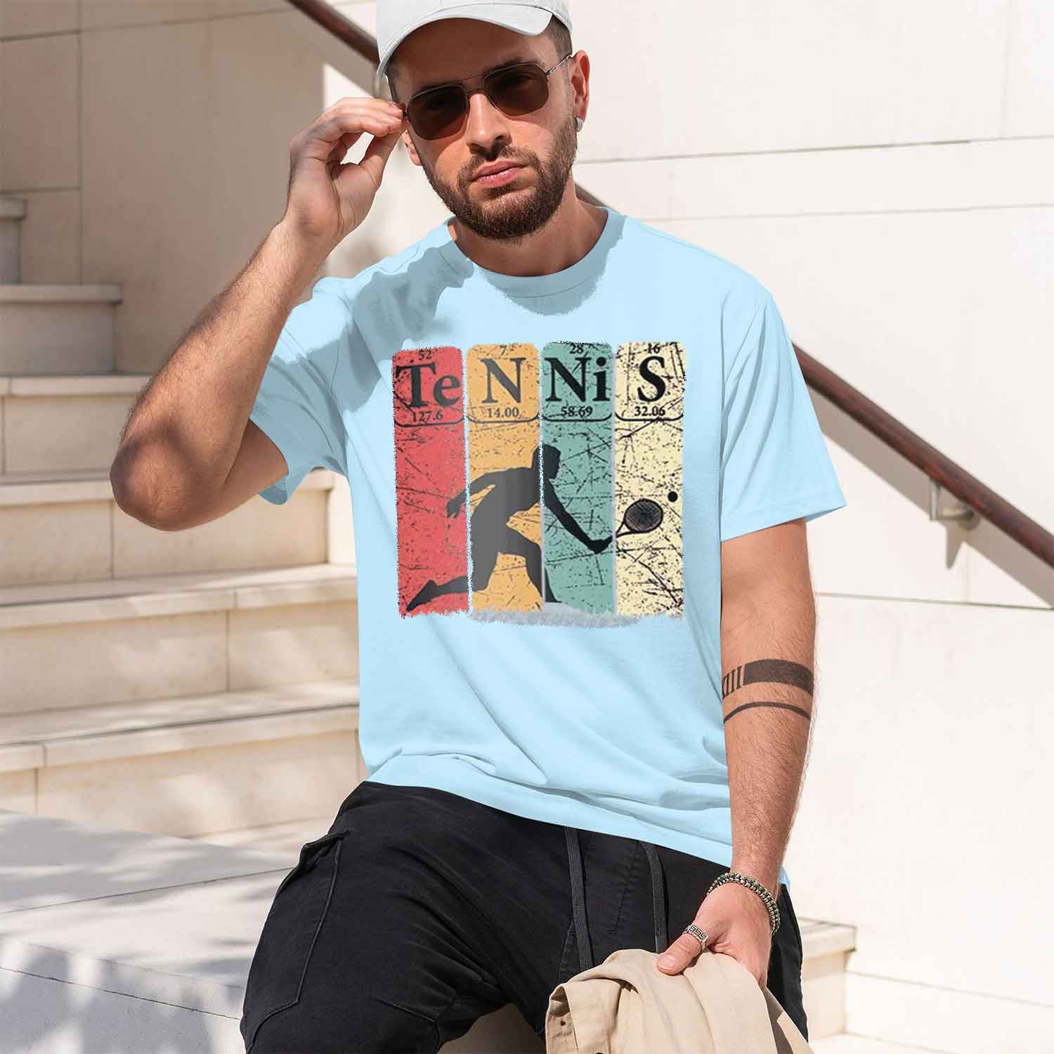 เสื้อยืดแขนสั้นลายกราฟิกตารางธ - Table Tennis Graphics บทวิจารณ์และราคา