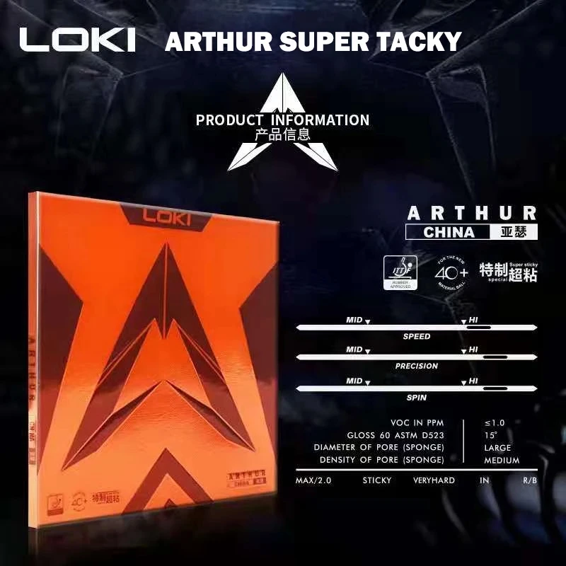 Loki Arthur ยางลายกีฬาปิงปองแบ - Table Tennis Movie บทวิจารณ์และราคา