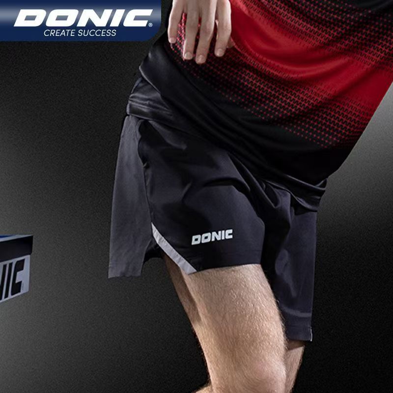 Donic กางเกงขาสั้นปิงปองผู้ชาย - Table Tennis Shorts บทวิจารณ์และราคา